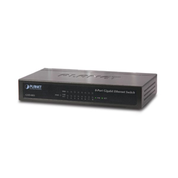 GSD-803 8-Port 10/100/1000BASE-T Gigabit Ethernet Switch
