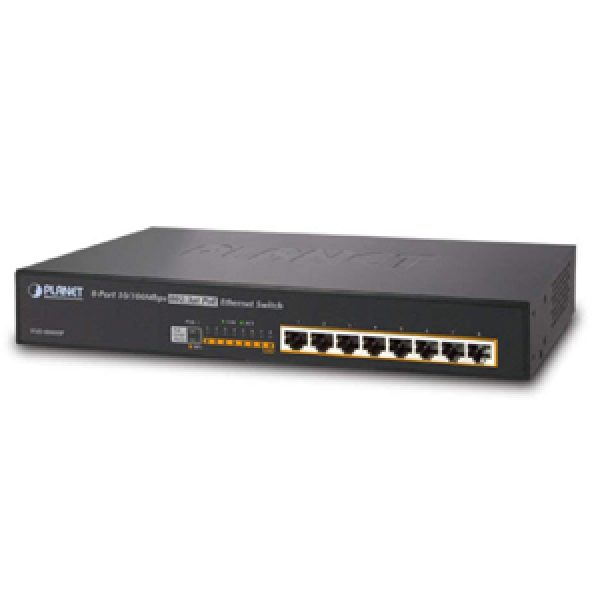 FSD-808HP 8-Port 10/100Mbps 802.3at PoE Desktop Switch