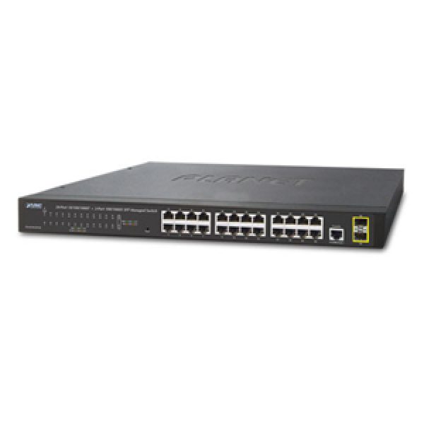GS-4210-24T2S 24-Port Layer 2 Managed Gigabit Ethernet Switch W/2 SFP Interfaces