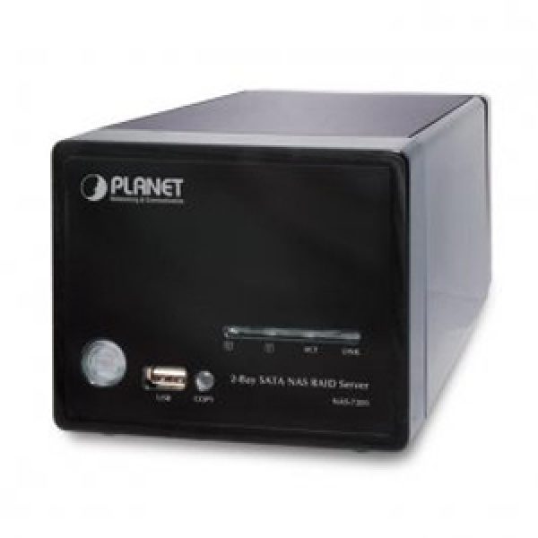 NAS-7201 Network RAID storage server, 2 SATA drives